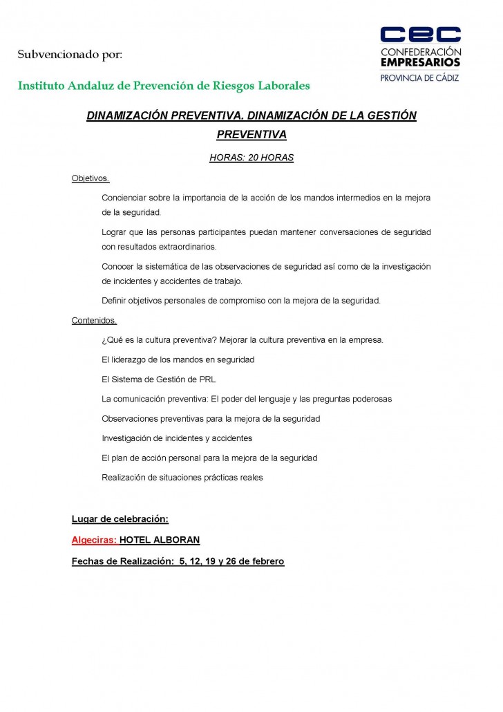 DINAMIZACIÓN PREVENTIVA ALGECIRAS con logo nuevo