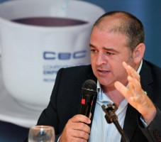 049Café con D. Jorge Romero Salazar Alcalde de Los Barrios 27-10-2015