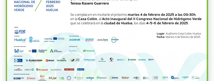 invitacion II Congreso HIDROGENO VERDE